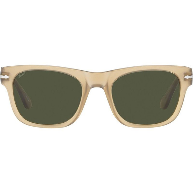 Persol PO3269S - Beige Opal/Green Glass Lenses