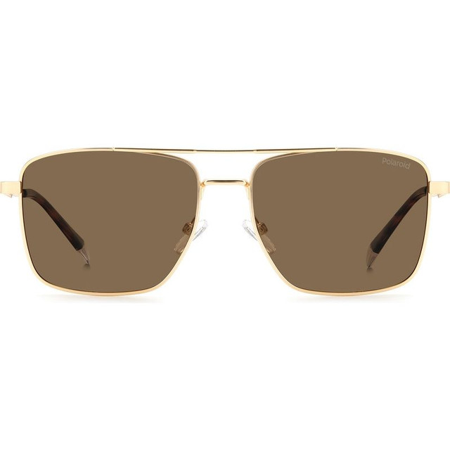 Polaroid PLD 4134/S/X - Matte Gold/Bronze Polarised Lenses