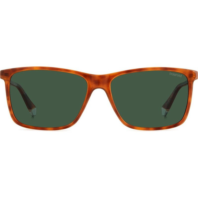 PLD 4137/S - Red Havana/Green Polarised Lenses