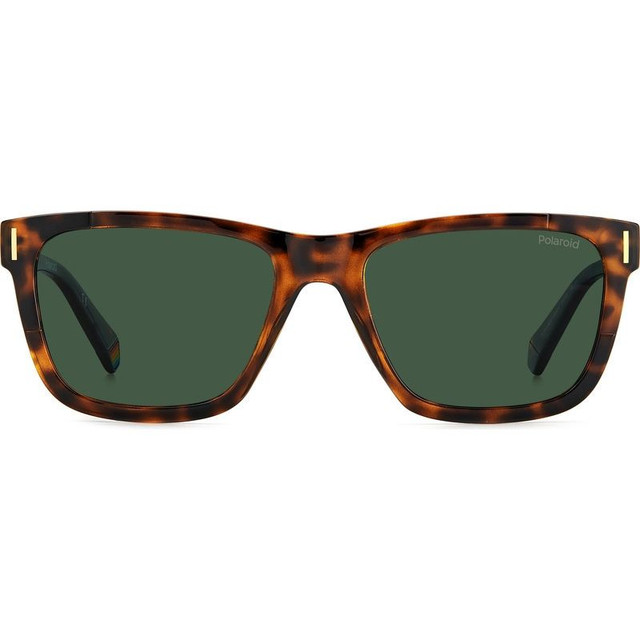 Polaroid PLD 6186/S - Dark Havana/Green Polarised Lenses