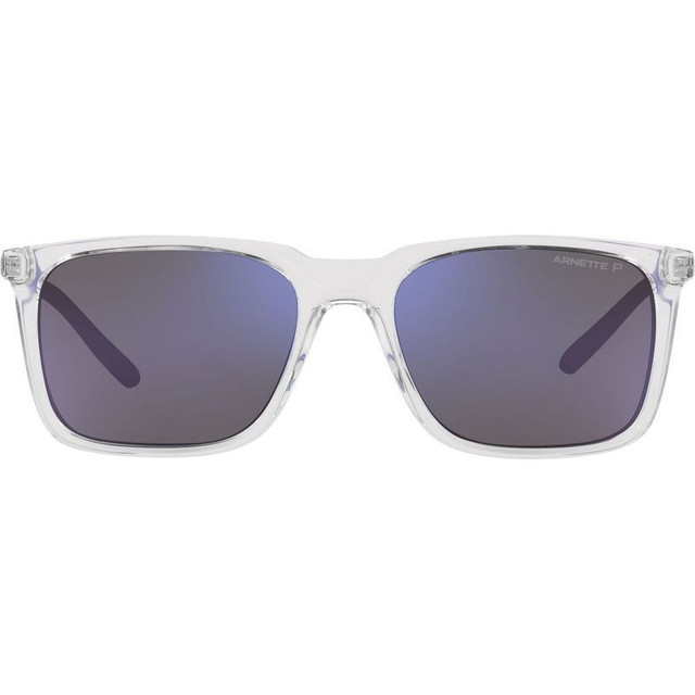 Arnette Trigon AN4314 - Crystal/Dark Grey Mirror Water Polarised Lenses