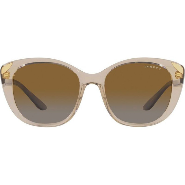 Vogue Eyewear VO5457S - Transparent Caramel/Brown Polarised Gradient Lenses