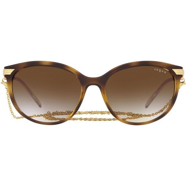 Vogue Eyewear VO5460S - Dark Havana/Brown Gradient Lenses