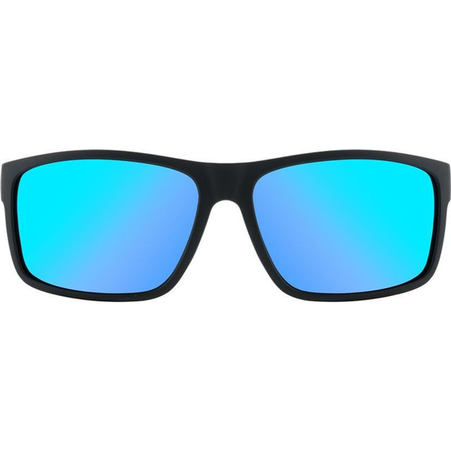 Blast XL - Satin Black/Ice Blue Mirror Polarised Lenses