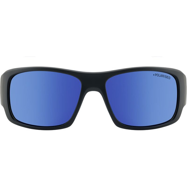 Dirty Dog Gorilla - Satin Black/Blue Mirror Polarised Lenses