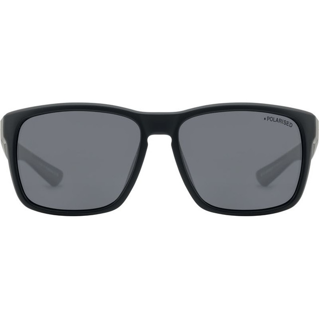 Hoodlum - Satin Black/Grey Polarised Lenses