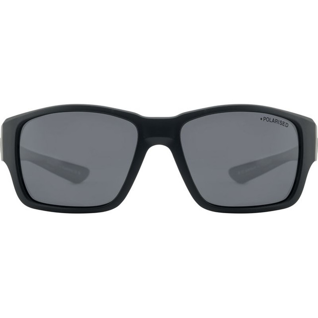 Dirty Dog Sizzle - Satin Black/Grey Polarised Lenses