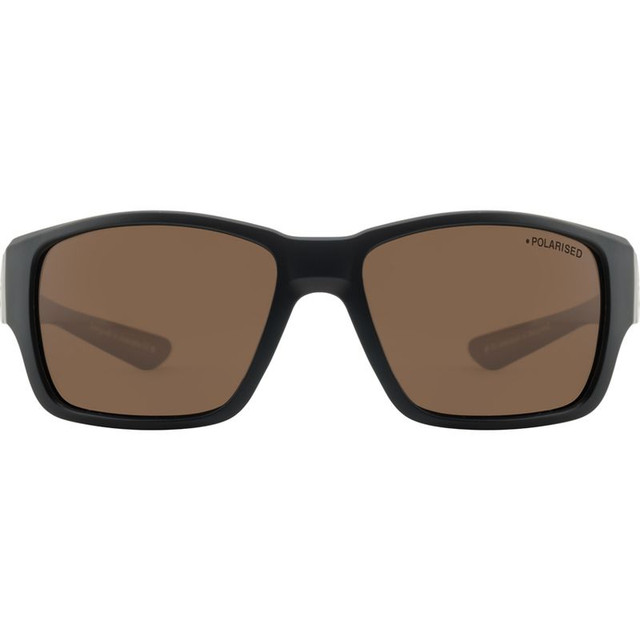 Dirty Dog Sizzle - Satin Dark Brown/Brown Polarised Lenses