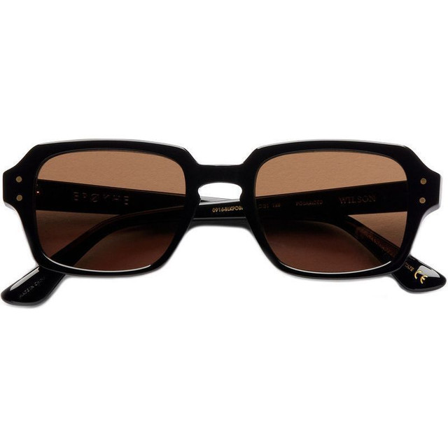 Epokhe Wilson - Polished Black/Bronze Polarised Lenses