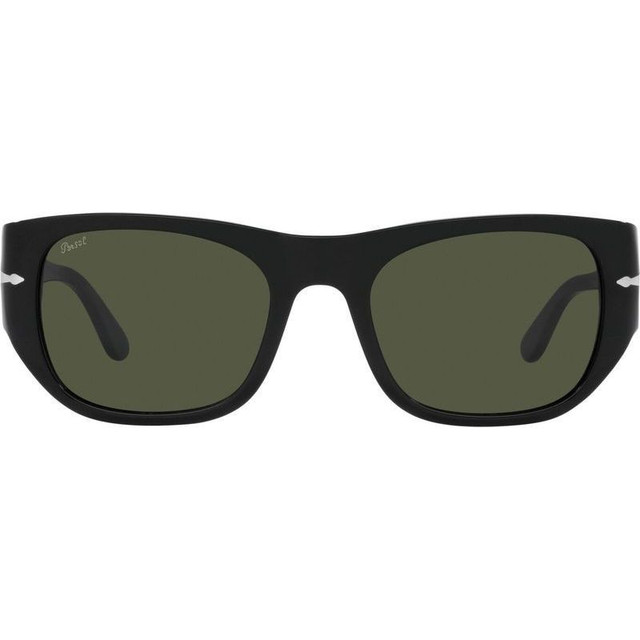 PO3308S - Black/Green Glass Lenses