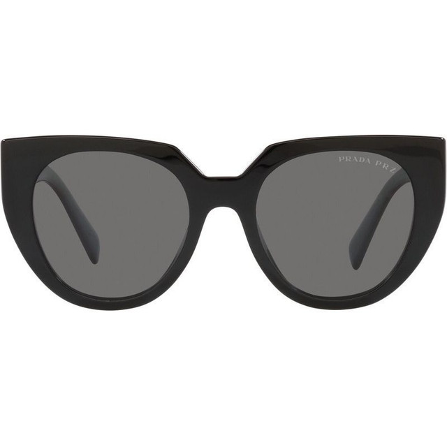 Prada PR14WS - Black/Dark Grey Polarised Lenses