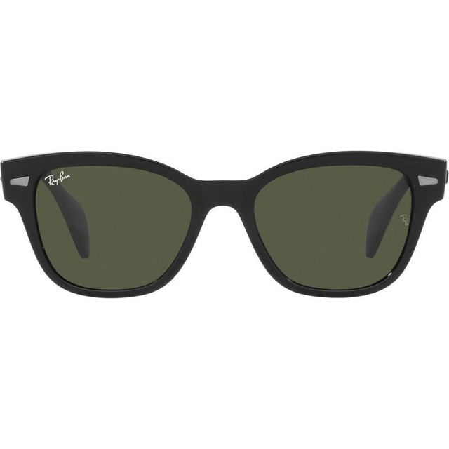 RB0880S - Black/Green Glass Lenses 52 Eye Size