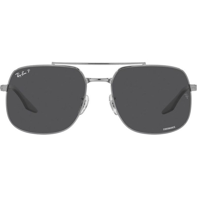 Ray-Ban RB3699 - Gunmetal/Dark Grey Glass Polarised Lenses