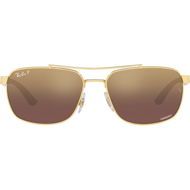 Ray-Ban RB3701 - Arista/Purple Gold Mirror Gradient Polarised Lenses