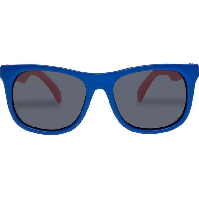 Cancer Council Kids Panda Flexi - Toddler - Electric Blue and Red/Smoke Polarised Lenses