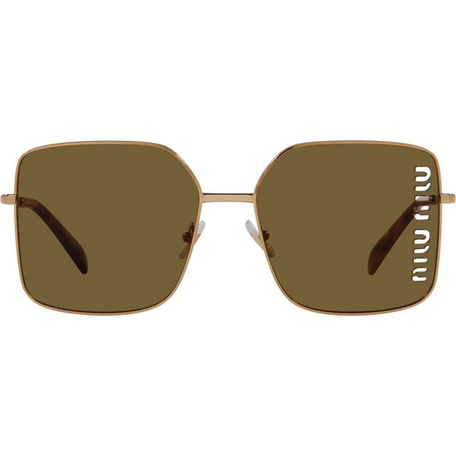 Miu Miu 51YS - Antique Gold/Dark Brown Lenses