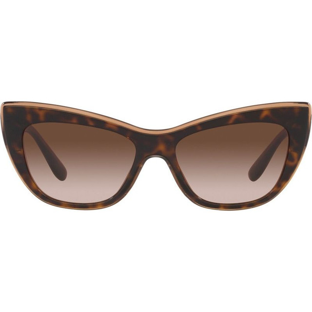 Dolce & Gabbana DG4417 - Havana and Transparent Brown/Brown Gradient Lenses