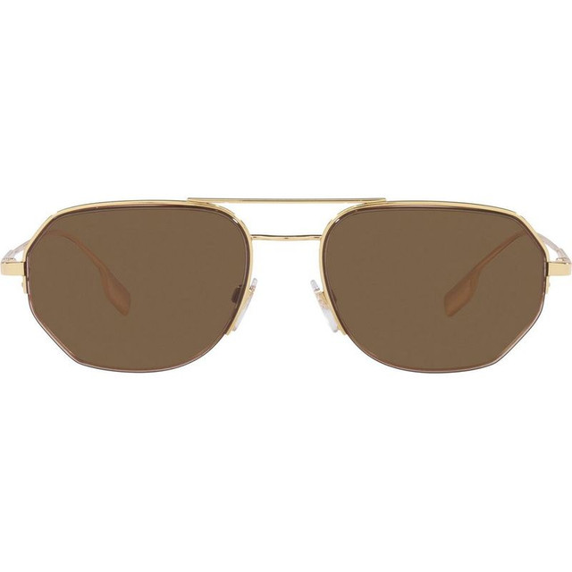 Henry BE3140 - Light Gold with Black Red Border/Brown Lenses