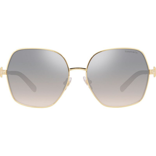 Tiffany & Co. TF3085B - Gold/Clear and Blue Gradient Mirror Lenses