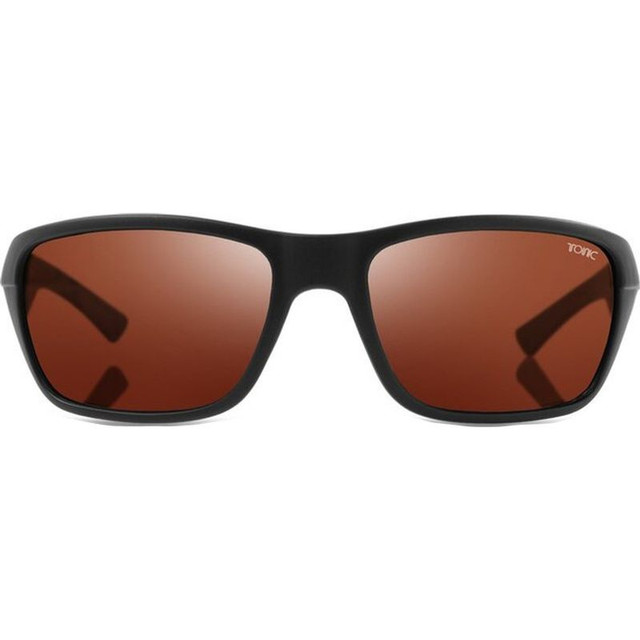 Tonic Rush - Matte Black/Copper Photochromic Polarised Glass Lenses