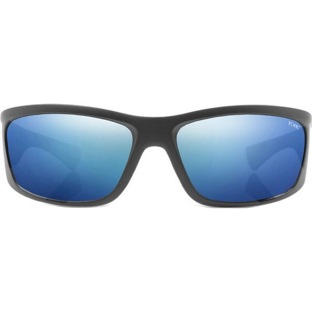 Shimmer - Matte Black/Blue Mirror Polarised Glass Lenses