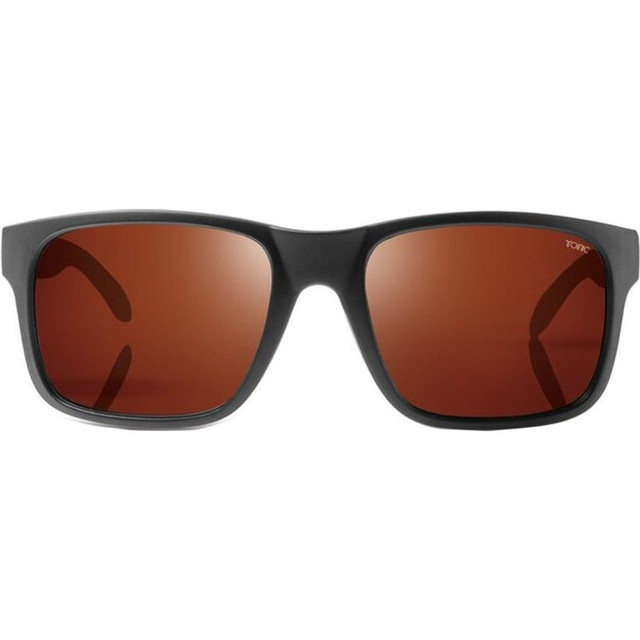 Mo - Matte Black/Copper Photochromic Polarised Glass Lenses