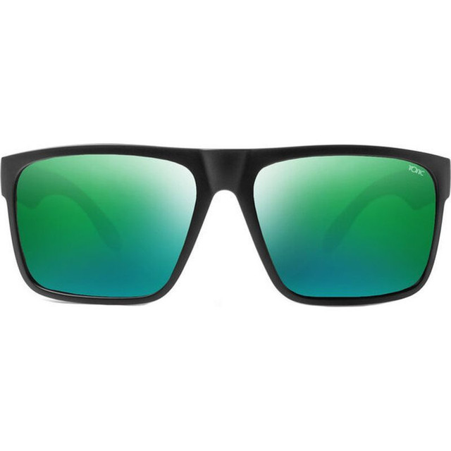 Tonic Outback - Matte Black/Green Mirror Polarised Glass Lenses