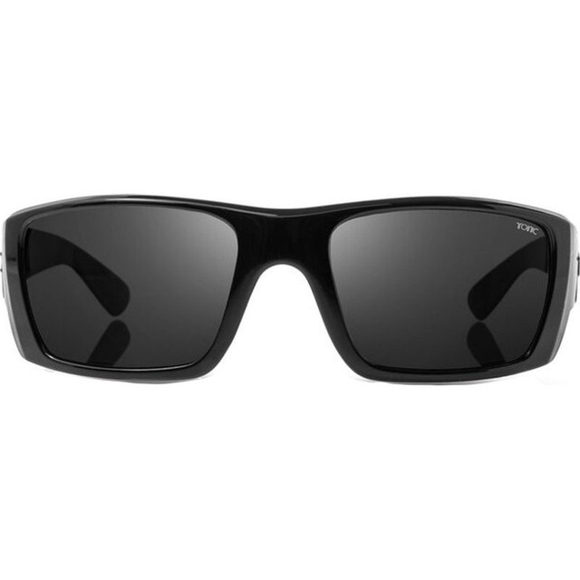 Tonic Rise - Matte Black/Grey Photochromic Polarised Glass Lenses