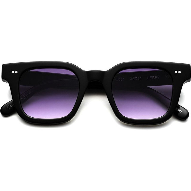 4M - Gloss Black/Lilac Lenses