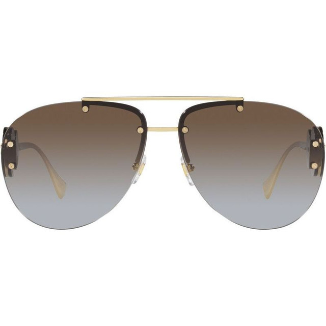 VE2250 - Gold/Grey Brown Gradient Lenses