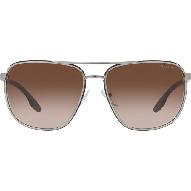 Prada Linea Rossa PS50YS - Gunmetal/Brown Gradient Lenses