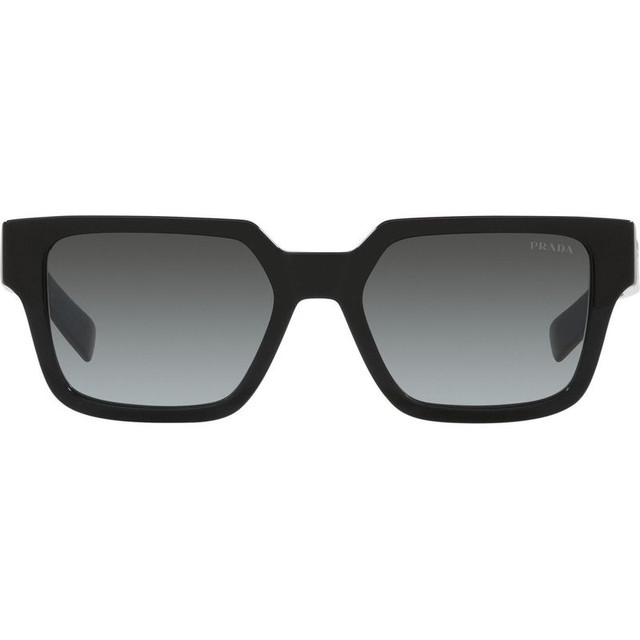 Prada PR03ZSF - Black/Vintage Grey Gradient Glass Lenses