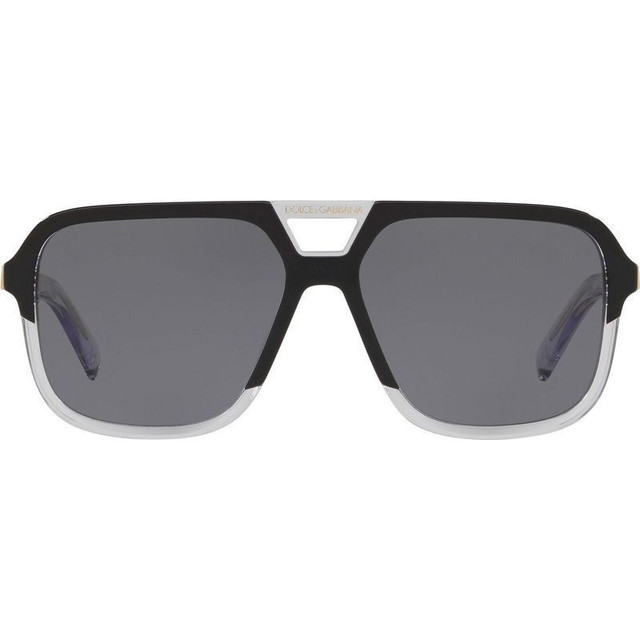 DG4354 - Black on Crystal/Dark Grey Polarised Lenses