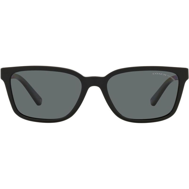 Coach HC8328U - Black/Dark Grey Polarised Lenses