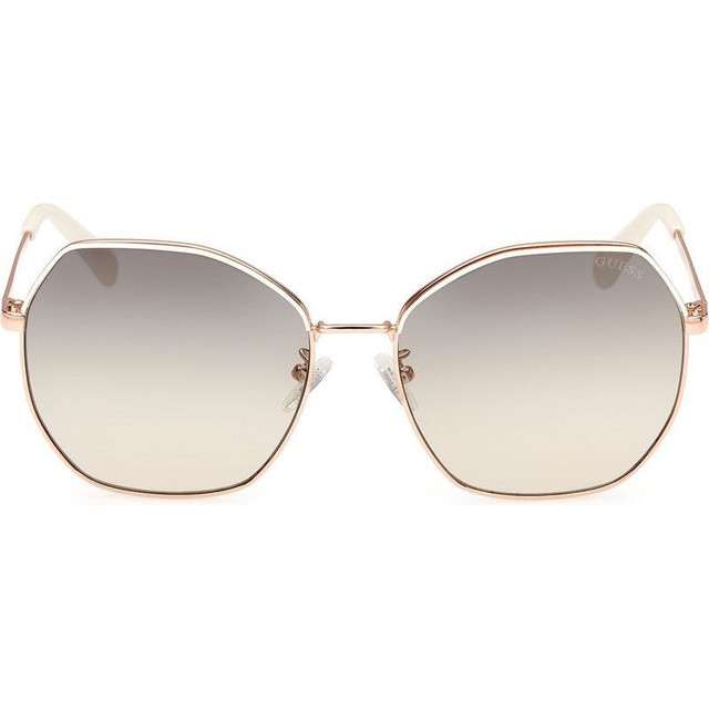 GU7860D - Shiny Rose Gold/Smoke Gradient Lenses