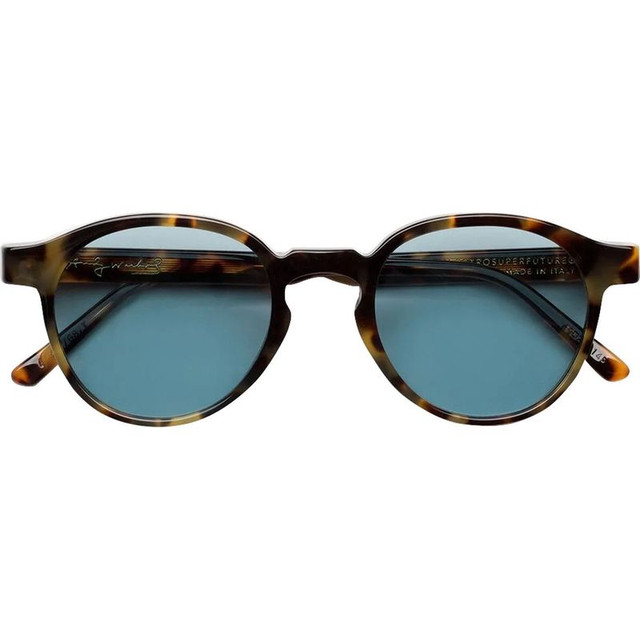 Retrosuperfuture The Warhol - Cheetah/Blue Lenses