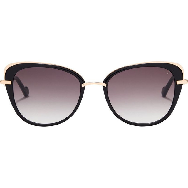 Mae - Black Gold/Grey Gradient Lenses