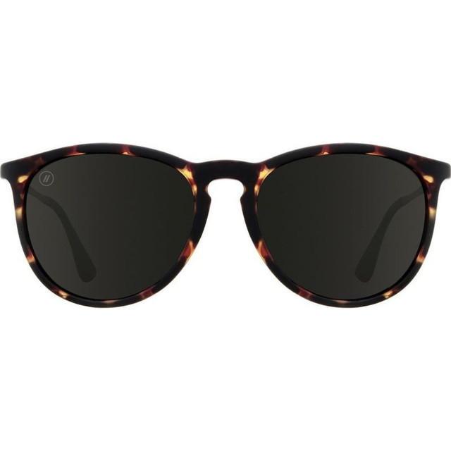 Blenders Eyewear Men's Wayfarer Sunglasses - Polarized, Smoke Lens, Matte Black Frame, 100% UV - View #7