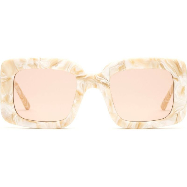 Lu Goldie Mia - White Onyx/Rose Lenses