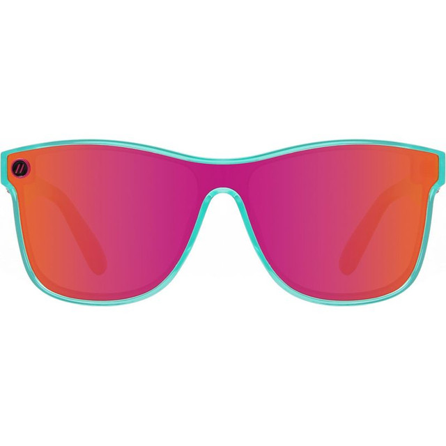 Millenia X2 - Dance Electric Gloss Crystal Teal/Hot Pink Mirrored Polarised Lenses