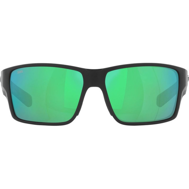 Reefton Pro - Matte Black/Green Mirror 580g Polarised Glass Lenses