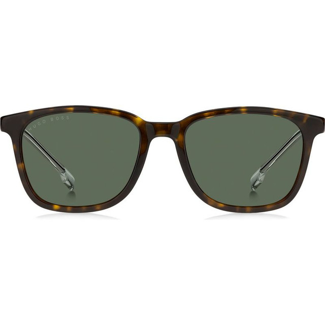 Boss 1314/S - Havana Dark Ruthenium/Green Lenses