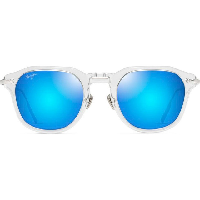 Maui Jim Alika - Crystal and Dark Gunmetal/Blue Hawaii Polarised Lenses