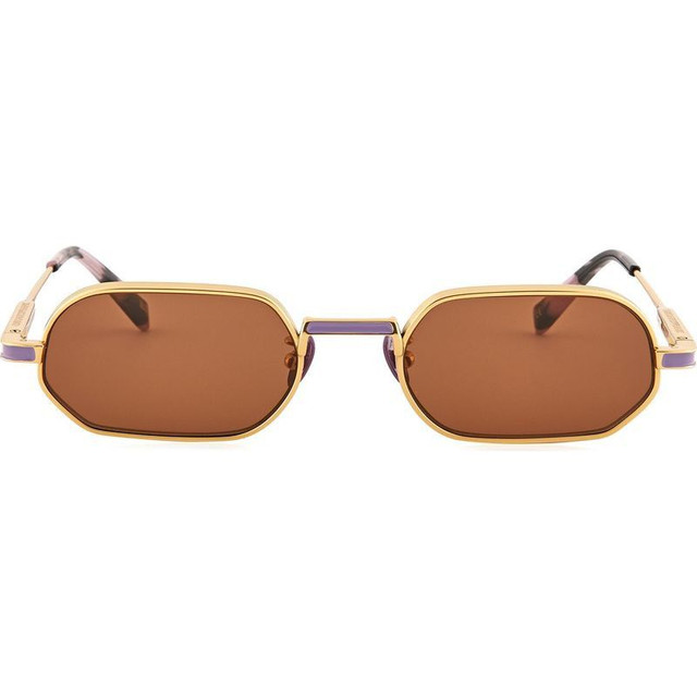 Oscar & Frank Mr Zuzu - Gold Titanium/Brown Lenses