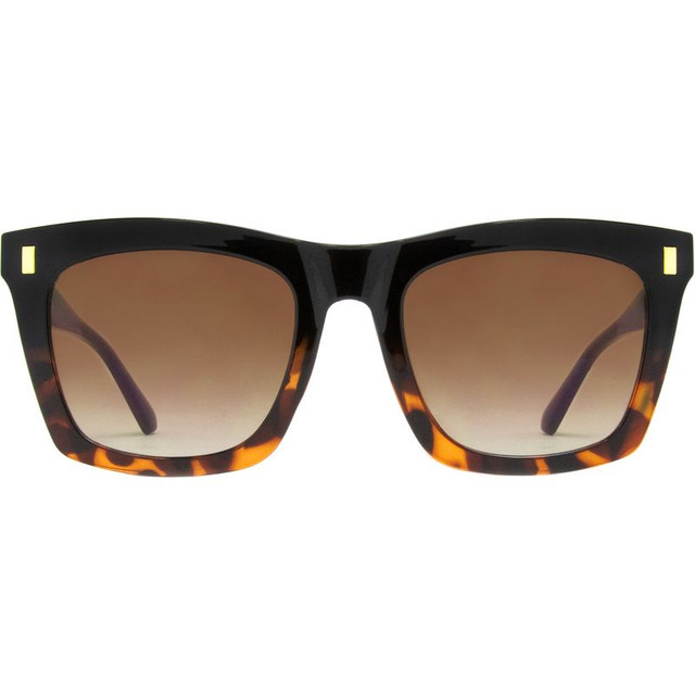 Kirby - Black Tort/Brown Gradient Lenses