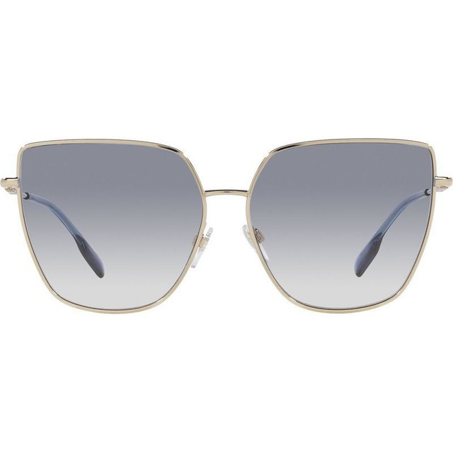 Burberry Alexis BE3143 - Light Gold/Clear Blue Gradient Lenses