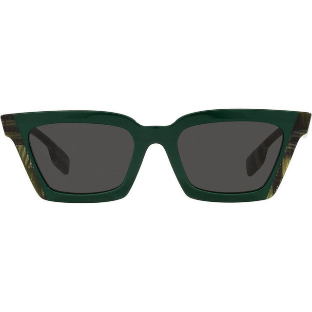 Burberry Briar BE4392U - Green Check Green/Dark Grey Lenses