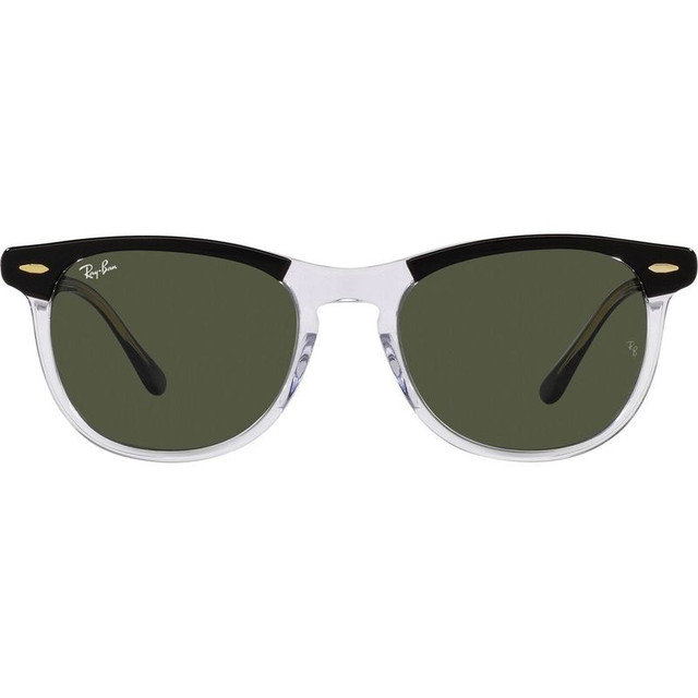 Eagleeye RB2398 - Black on Transparent/Green Glass Lenses