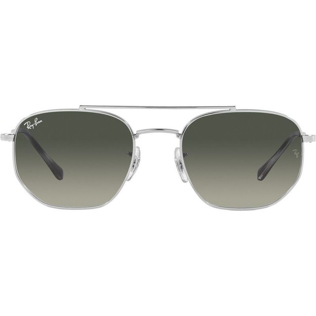 RB3707 - Silver/Grey Gradient Glass Lenses