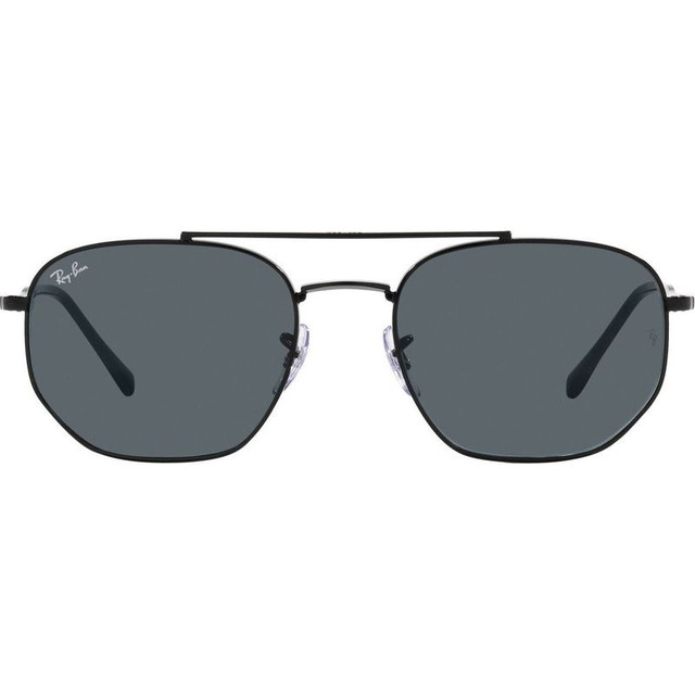 Ray-Ban RB3707 - Black/Azure Blue Glass Lenses